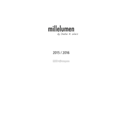 灯饰设计 Millelumen 2015