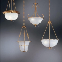 灯饰设计 Asfour Lighting 铜管蜡烛吊灯设计素材