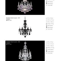 灯饰设计 Swarovski 2018年水晶玻璃灯饰设计