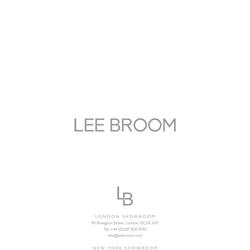 灯饰设计 2019年国外轻奢灯具设计画册Lee Broom