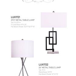 灯饰设计 lux LIghting 2019年欧美家居台灯落地灯设计图册
