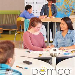 Demco 欧美学校图书馆实验室家具设计素材
