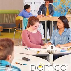家具设计图:Demco 欧美学校图书馆实验室家具设计素材