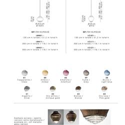灯饰设计 Zafferano 2020年现代玻璃灯饰图册