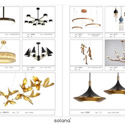灯饰设计 Solana 2020年欧美现代时尚轻奢吊灯设计素材