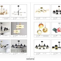 灯饰设计 Solana 2020年欧美现代时尚轻奢吊灯设计素材