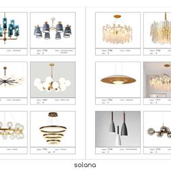 灯饰设计 Solana 2020年欧美现代时尚轻奢吊灯设计素材