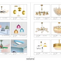灯饰设计 Solana 2020年欧美现代时尚轻奢吊灯设计素材