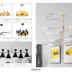 灯饰设计 Solana 2020年欧美现代时尚轻奢吊灯设计素材