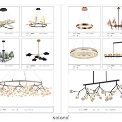 灯饰设计 Solana 2020年欧美现代时尚轻奢吊灯设计素材