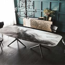 家具设计 Cattelan Italia 2020年意大奢华陶瓷材料桌子设计