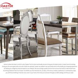 家具设计 Coaster 2020年欧美餐厅家具设计电子目录下载