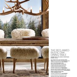 家具设计 RH 2020年欧美冬天滑雪屋室内家具设计