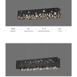 灯饰设计 jsoftworks 2021年韩国水晶天花板灯饰设计素材图片