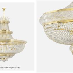 灯饰设计 ArtGlass 2021年欧美水晶铜艺蜡烛灯饰设计