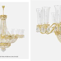 灯饰设计 ArtGlass 2021年欧美水晶铜艺蜡烛灯饰设计