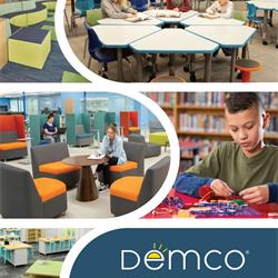 Demco 2021年欧美学校图书馆家具设计素材