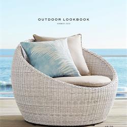 户外家具设计:Pottery Barn 欧美现代夏季户外休闲家具及遮阳伞素材