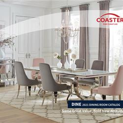 家具设计图:Coaster 2021年欧美餐厅家具设计图片