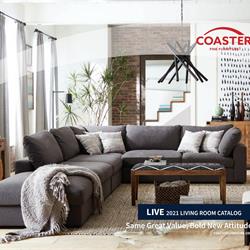 家具设计图:Coaster 2021年欧美客厅家具设计素材图片