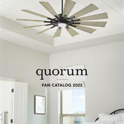 Quorum 2022年最新欧美LED吊扇灯风扇灯电子书
