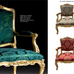 家具设计 Mariner 欧美新古典豪华家具单人位沙发素材图片