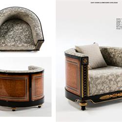 家具设计 Mariner 欧美新古典豪华家具单人位沙发素材图片