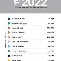 灯饰设计 Eglo 2022年欧美现代灯具设计素材图片