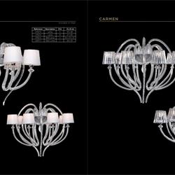 灯饰设计 Iris Cristal 2022年欧美经典水晶蜡烛灯饰素材