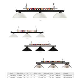 灯饰设计 Z-Lite 2022年欧美台球馆灯具设计素材图片