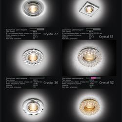 灯饰设计 MAX Light 2019年欧美水晶筒灯设计素材图片