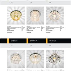 灯饰设计 MAX Light 2019年欧美水晶筒灯设计素材图片