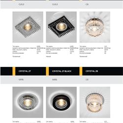 灯饰设计 MAX Light 2019年欧美水晶筒灯设计素材图片