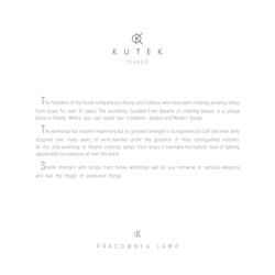灯饰设计 Kutek 2022年欧美经典奢华灯饰图片电子画册