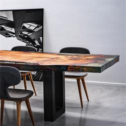 家具设计 RIVA1920 2022年意大利原木餐桌餐椅家具设计