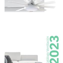 灯饰设计图:Fabrilamp 2023年欧美LED风扇灯吊扇灯设计素材