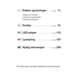 灯饰设计 Lyskomponenter LED线条灯具设计方案电子目录