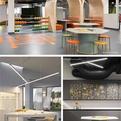 灯饰设计 Lyskomponenter LED线条灯具设计方案电子目录