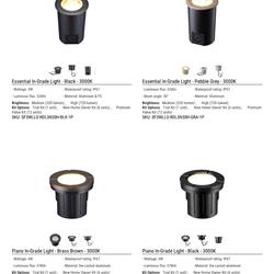 灯饰设计 LeonLite 2024年欧美户外景观灯具设计产品图片