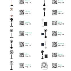 灯饰设计 Fabrilamp 2024年欧美室内LED风扇灯吊扇灯设计素材l图片