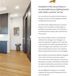 灯饰设计 Savoy House 2024年最新欧美灯具设计电子目录