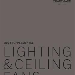 灯饰设计:Craftmade 2024年美国灯饰设计图片补充目录