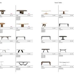 家具设计 Calligaris 2024年意大利现代家具桌子图片电子目录