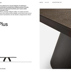 家具设计 Calligaris 2024年意大利现代家具桌子图片电子目录