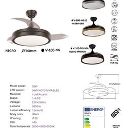 灯饰设计 Incolamp 2024年西班牙风扇灯吊扇灯产品图片电子书