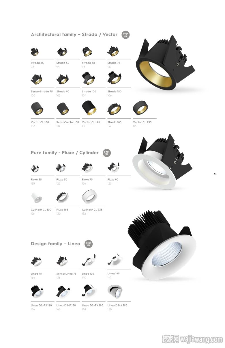 Illuxtron 2025年欧美LED灯具照明产品电子目录_灯饰设计(共196张) - 挖家网