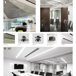 灯饰设计 Bright 2024年现代LED灯具照明工程案例图片电子画册