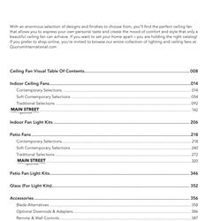 灯饰设计 Quorum 2025年最新美国吊扇灯风扇灯设计图片电子书