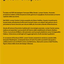 灯饰设计 Lumen Center 2025年新品意大利现代简约风格灯具图片目录