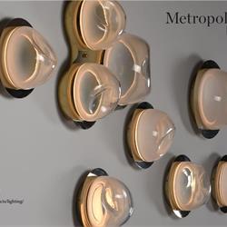 灯具设计 Metropolitan Studio 2025年美国定制玻璃灯饰产品图片